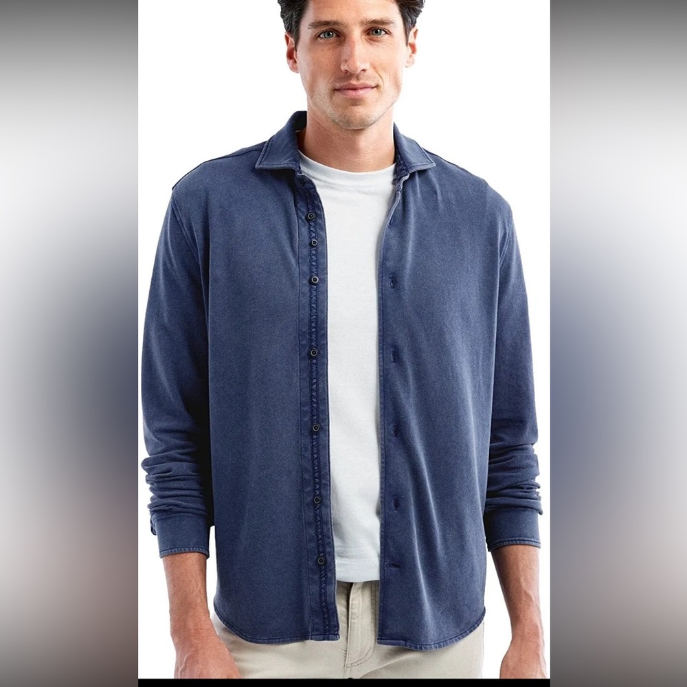 johnnie-O Surfside Pique Button Up Shirt